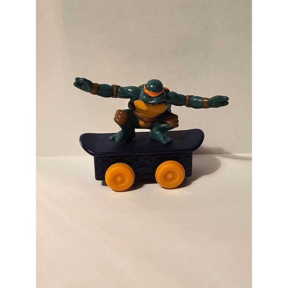 Vintage Collectable Teenage Mutant Ninja Turtles Skateboard Toy Burger King 2003 - Picture 1 of 5